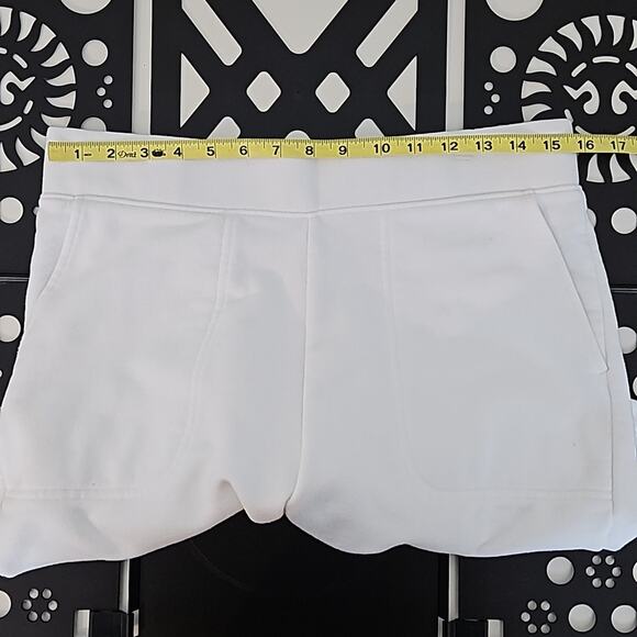 Lands' End Serious Sweats French Terry Knit in White | Women's Small 6-8 - Picture 9 of 13